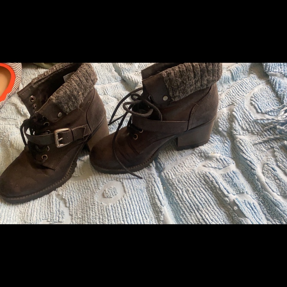 Black boots rarely worn